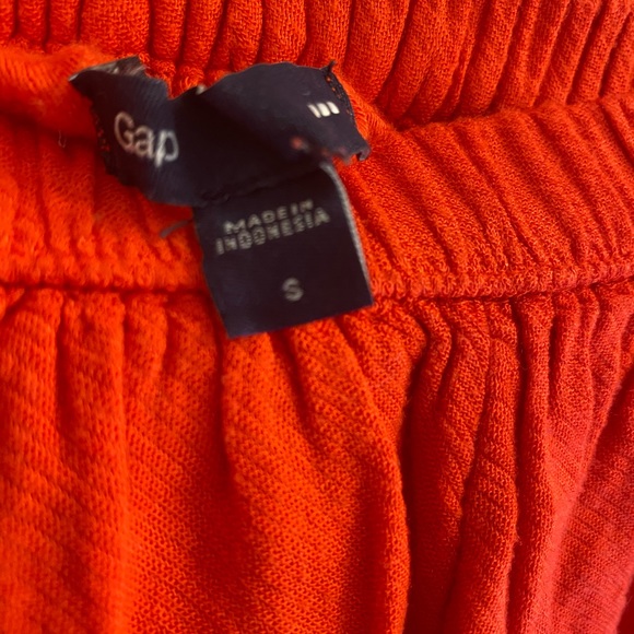 GAP BLOOD ORANGE Circle SKIRT SIZE SMALL - Picture 3 of 5
